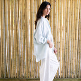 Linen Sunset Shirt - Blue Glass