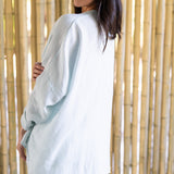 Linen Sunset Shirt - Blue Glass