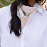 Linen Bandana - Natural