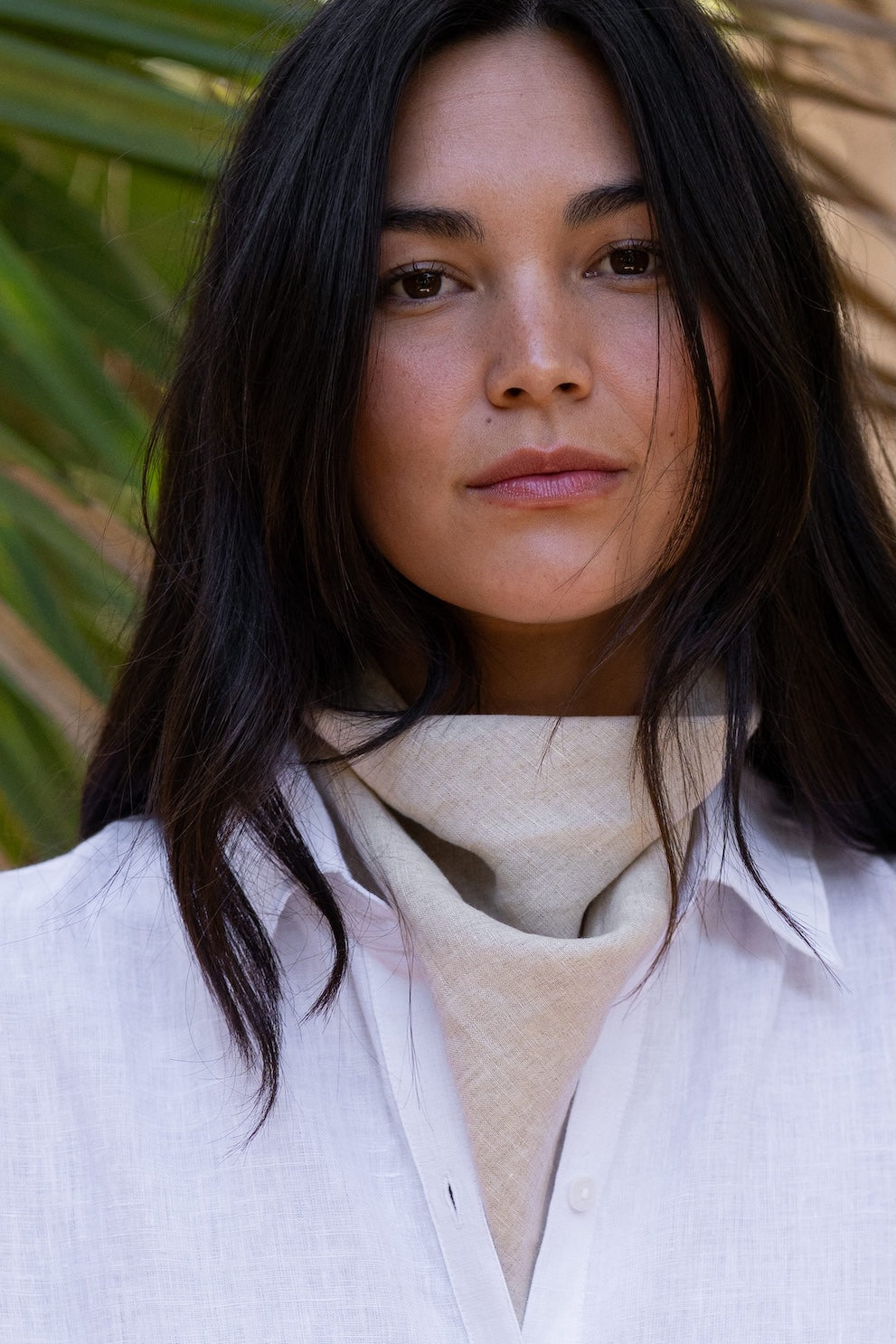 Linen Bandana - Natural