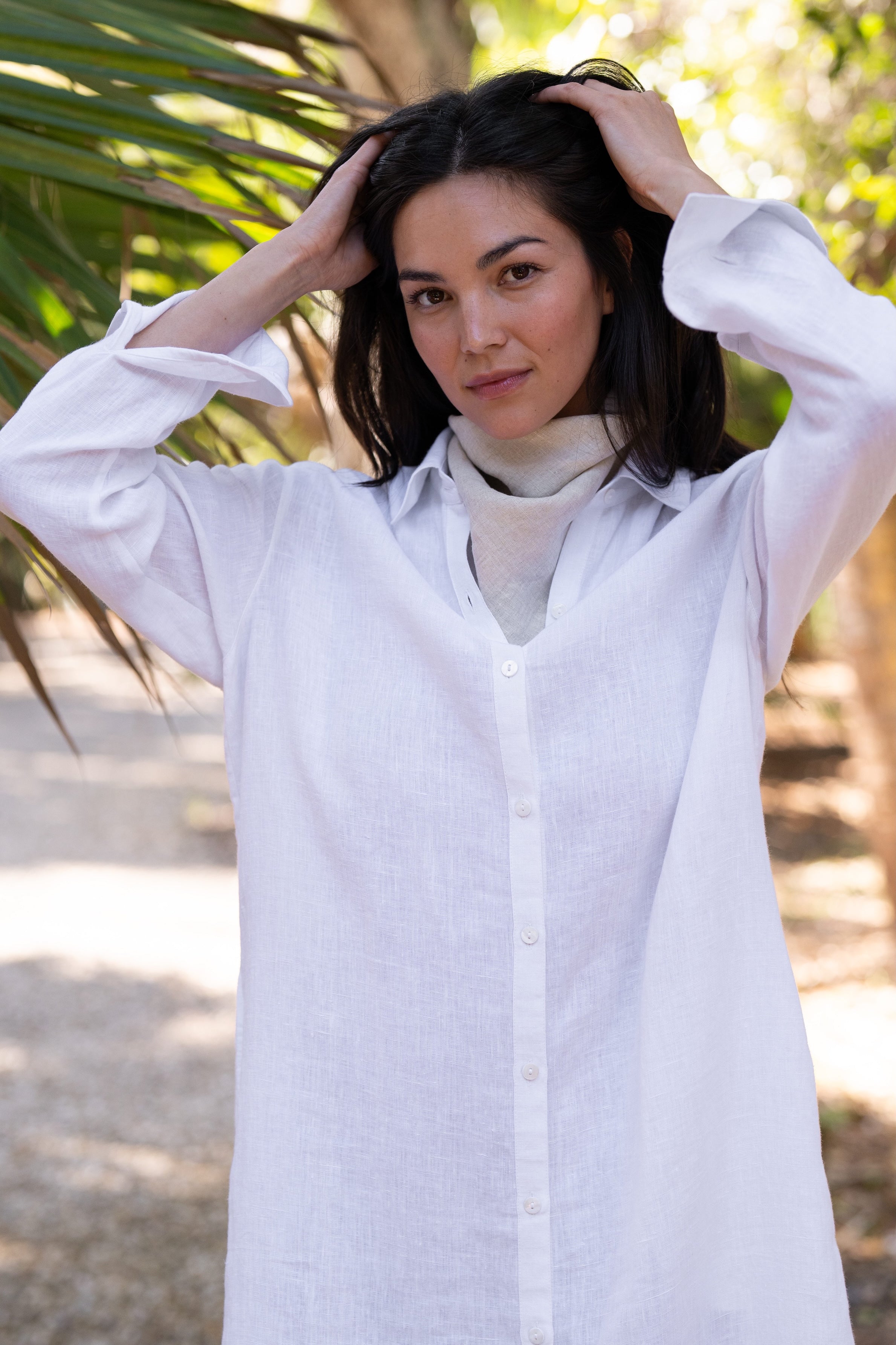 Keepsake Shirt Dress - White