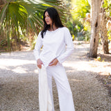 Sunday Cotton Pant - True White