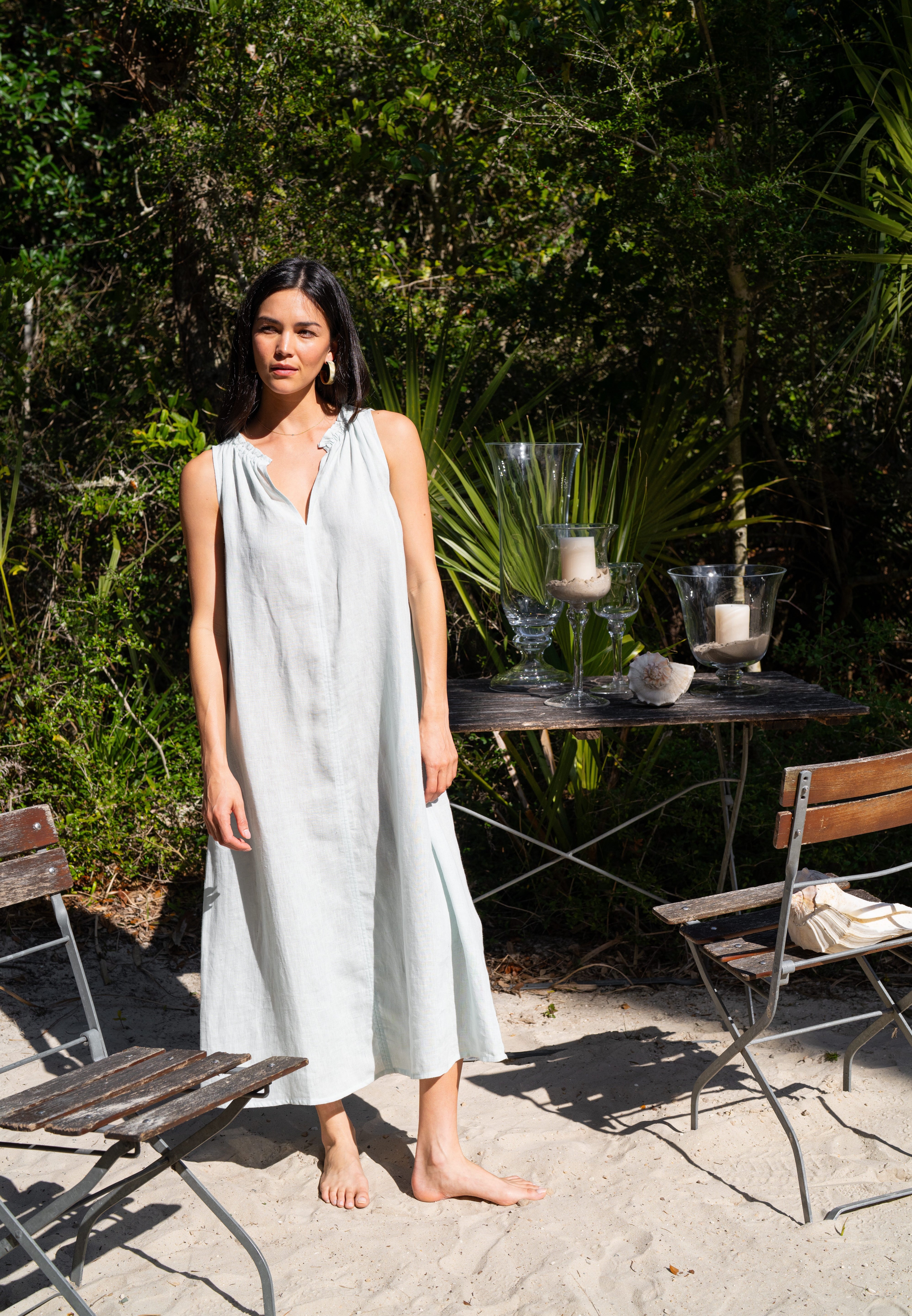 Betsy Maxi Dress - Blue Glass