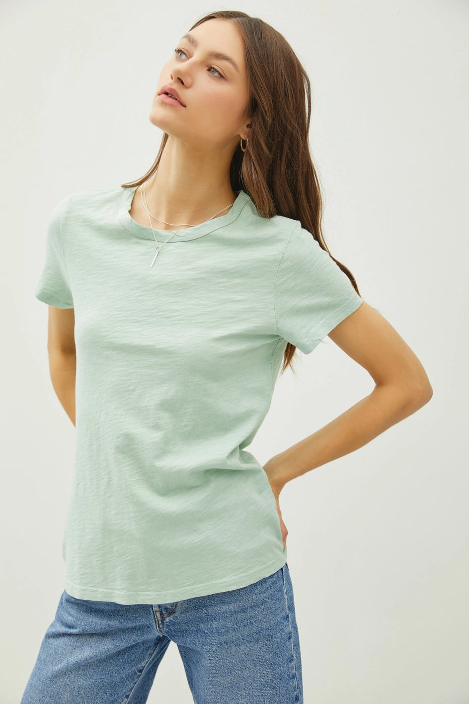 Garment Dyed Slub Tee WC