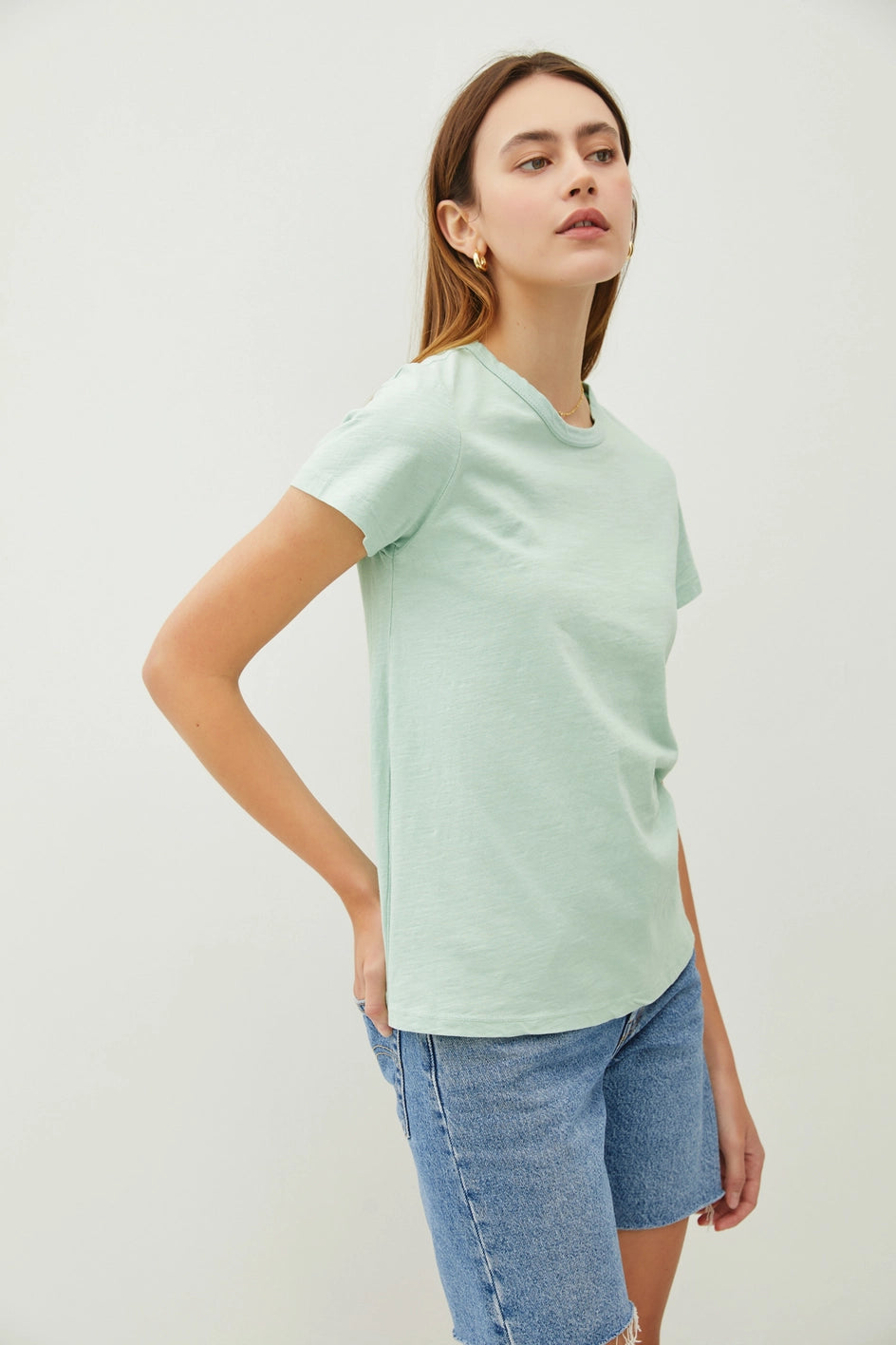 Garment Dyed Slub Tee WC