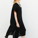 Mesh-Linen-Maxi-Black