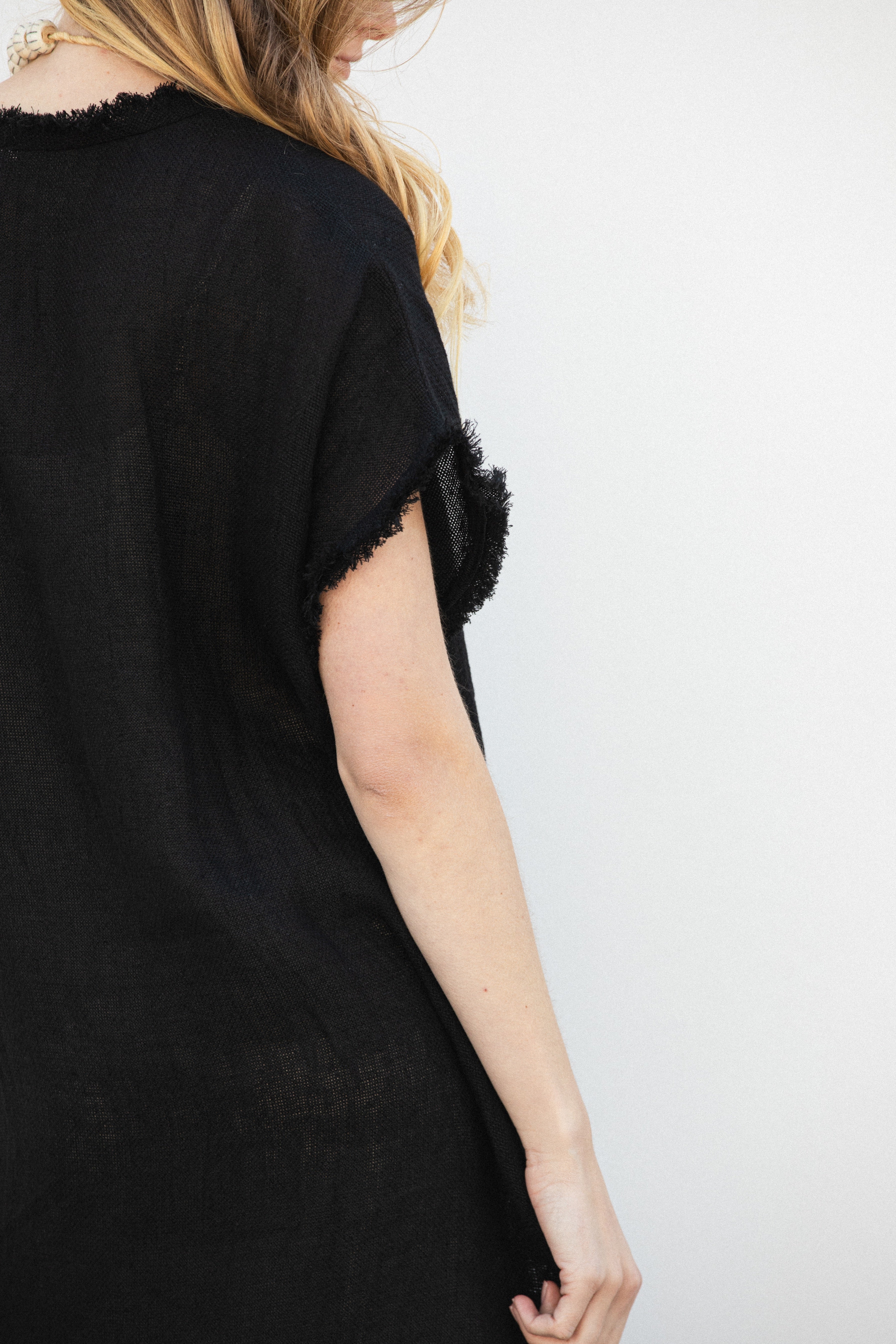 Mesh-Linen-Maxi-Black