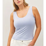 Plus Basic Scoop Neck Tank DB