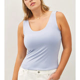 Plus Basic Scoop Neck Tank DB