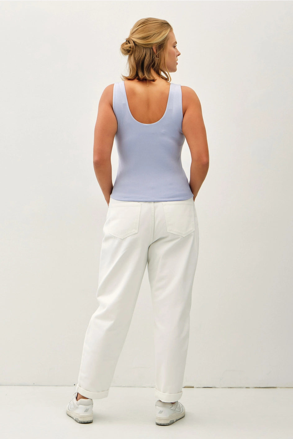 Plus Basic Scoop Neck Tank DB