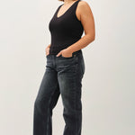 Plus Basic V-Neck Tank BL