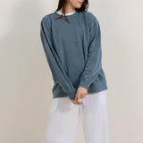 Slate blue- crewneck