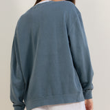 Slate blue- crewneck