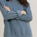 Slate blue- crewneck