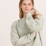Sweatshirt-Pistachio 