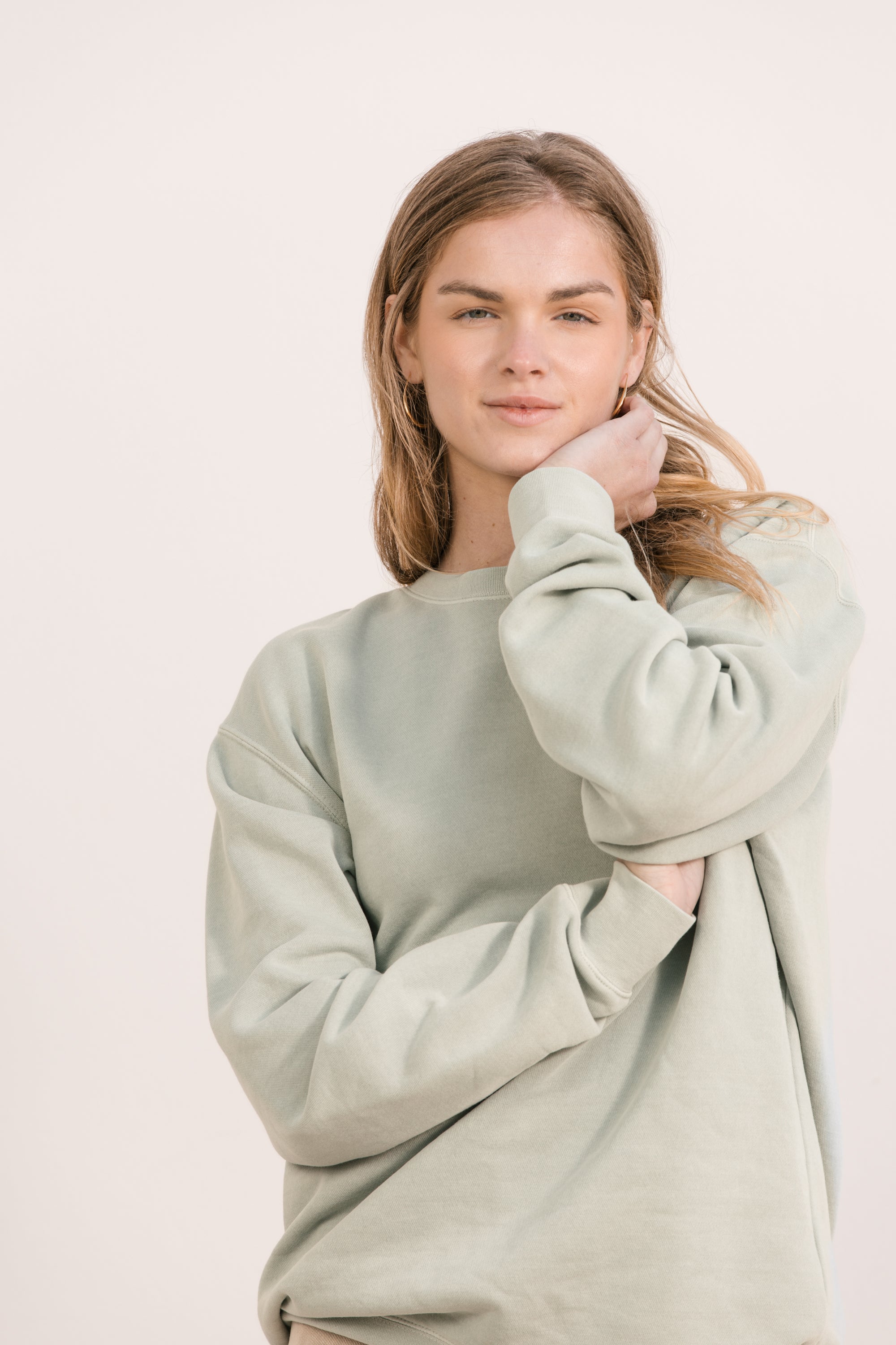 Sweatshirt-Pistachio 
