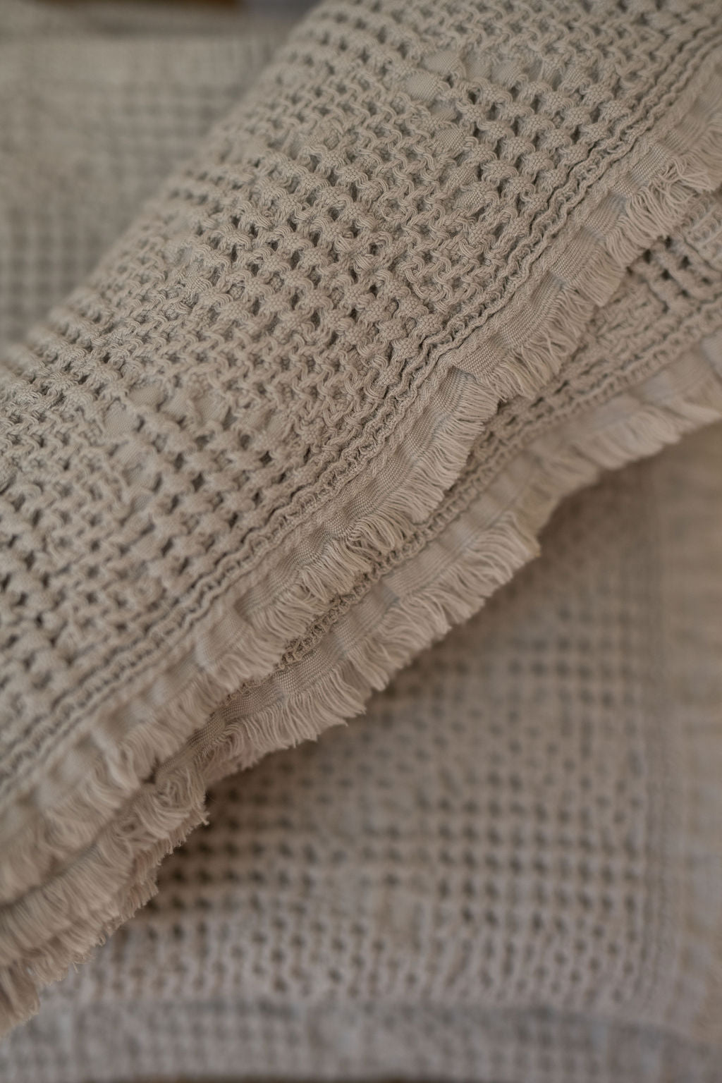 Close-up of a textured dish towel