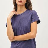 Garment Dyed Slub Tee - Indigo