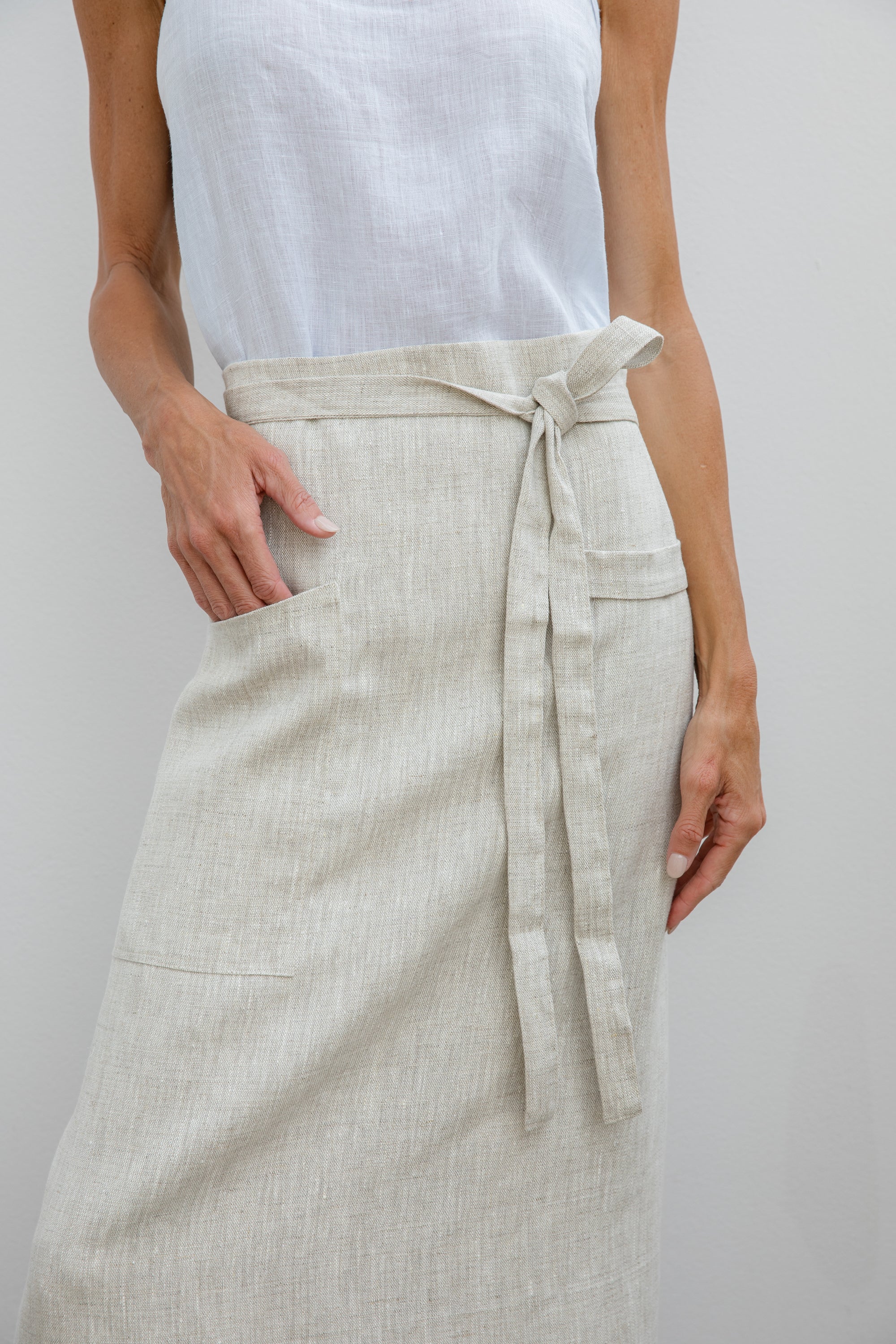 Linen Half Apron