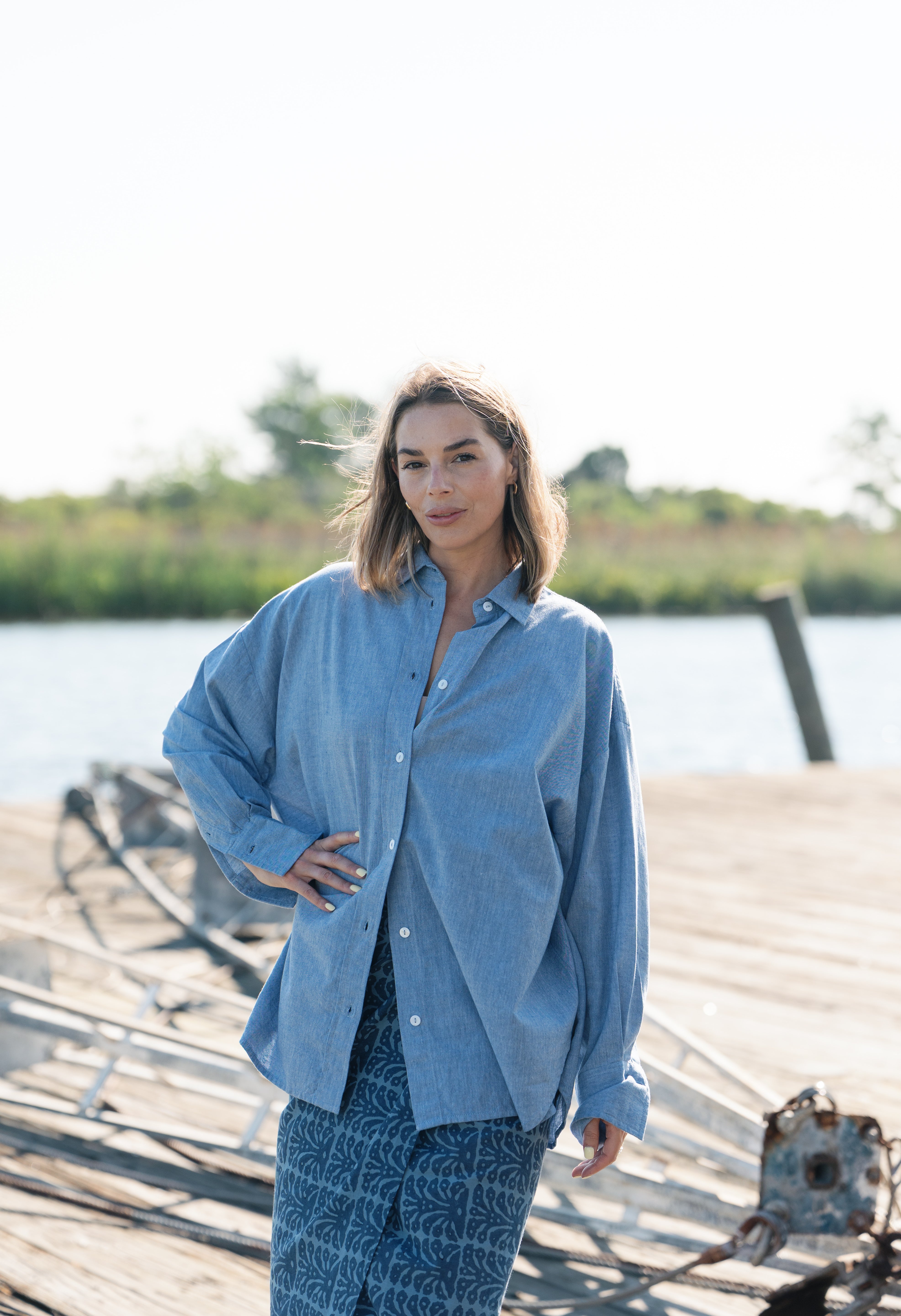 Easygoing Cotton Shirt - Chambray