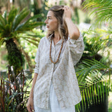 Easygoing Cotton Shirt - Sandbar Stamp