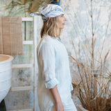 Linen Keepsake Button Down - Blue Glass