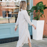 Keepsake Shirt Dress - Natural Flax