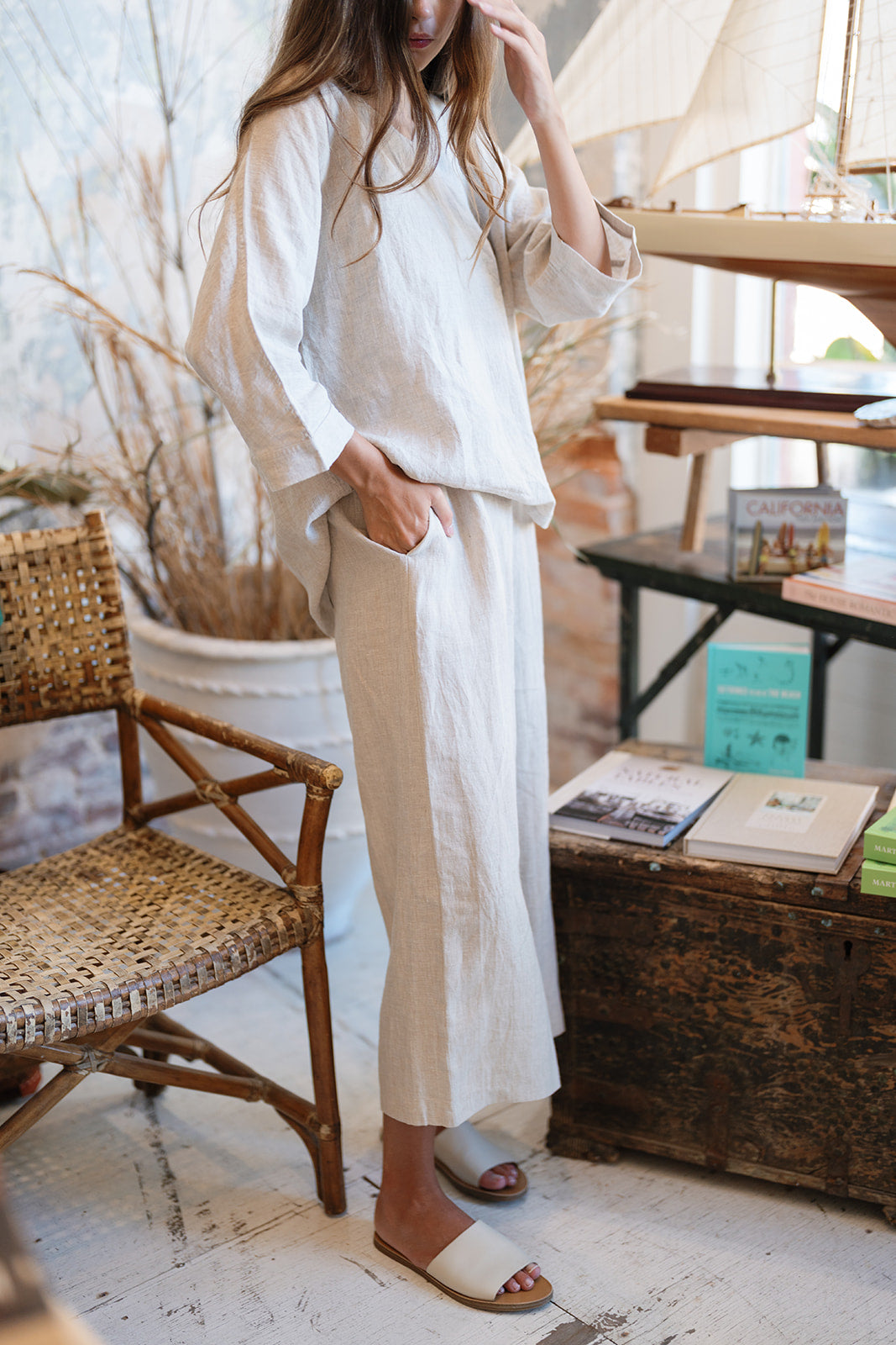 Regatta Pant - Natural Flax