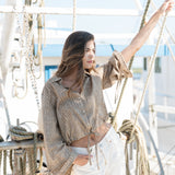 Sail Button-Up - Jetty Stamp