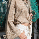 Sail Button-Up - Jetty Stamp