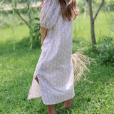 Scout Maxi Dress - Sandbar Stamp