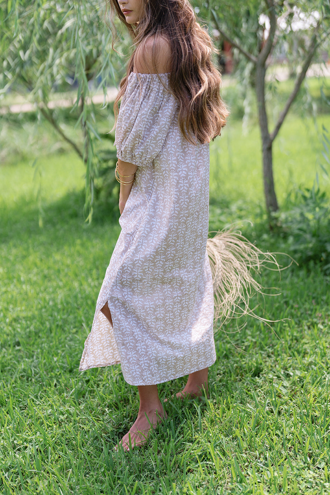 Scout Maxi Dress - Sandbar Stamp