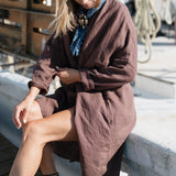 Sunset Midi Dress - Chocolate
