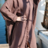 Sunset Midi Dress - Chocolate