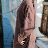 Sunset Midi Dress - Chocolate