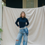 Bonfire Sweater - True Navy