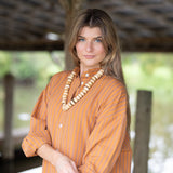 Easygoing Cotton Maxi Dress - Citrus Grove Stripe