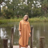 Easygoing Cotton Maxi Dress - Citrus Grove Stripe