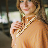 Easygoing Cotton Maxi Dress - Citrus Grove Stripe