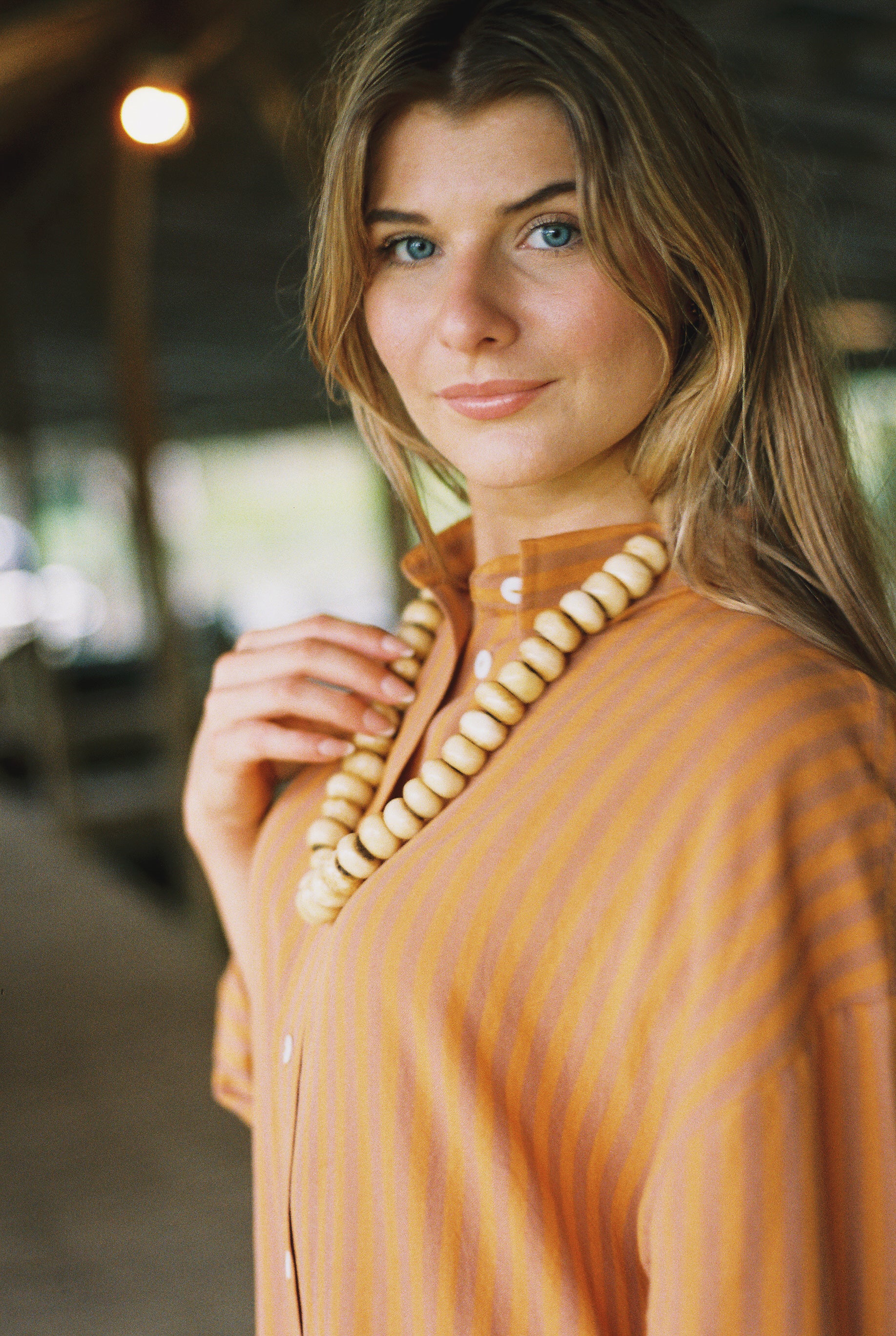 Easygoing Cotton Maxi Dress - Citrus Grove Stripe