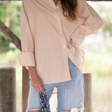 Easygoing Cotton Shirt - Sunwashed Stripe