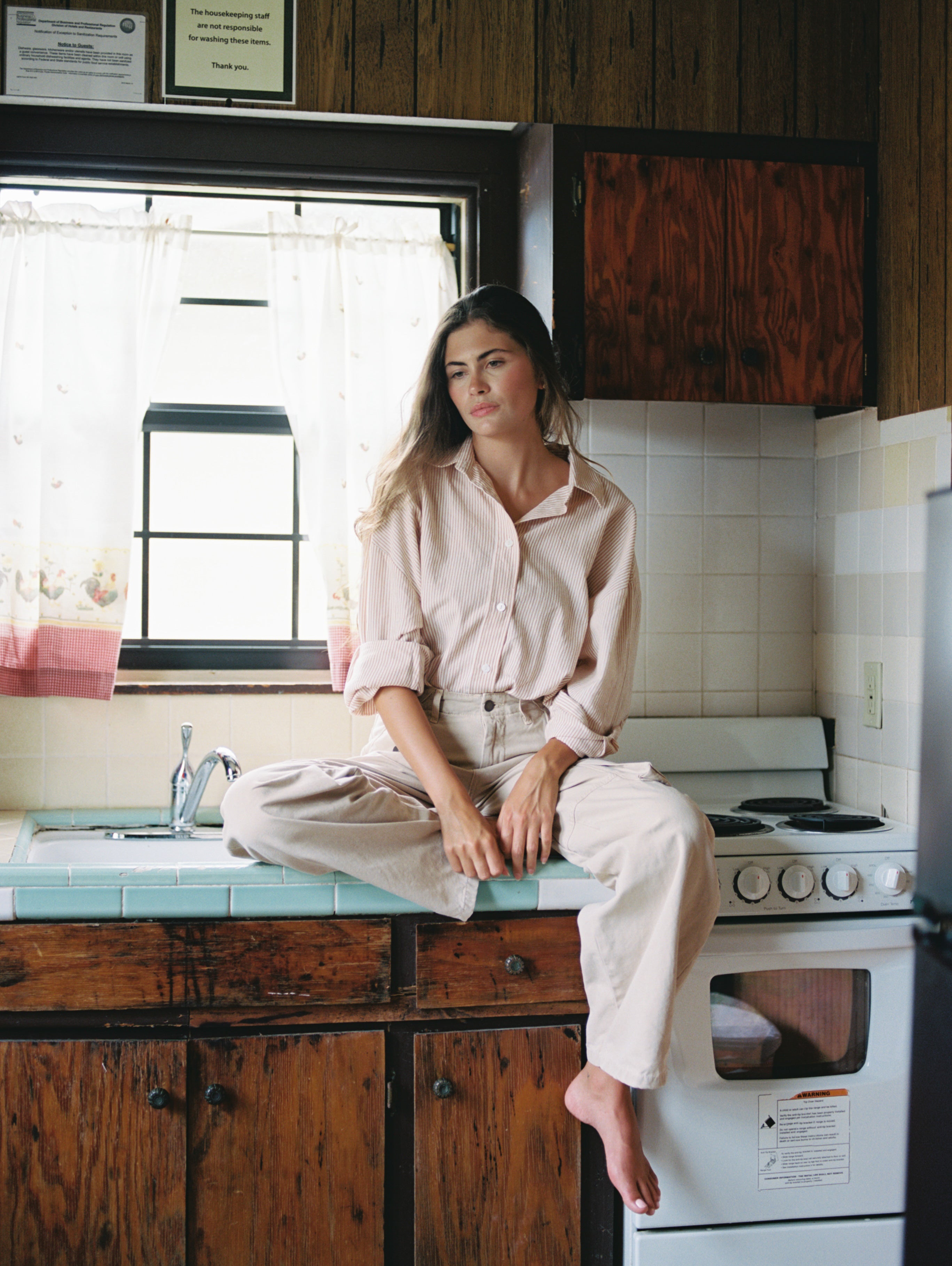 Easygoing Cotton Shirt - Sunwashed Stripe