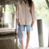 Easygoing Cotton Shirt - Sunwashed Stripe