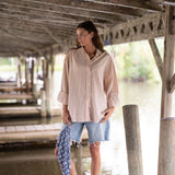 Easygoing Cotton Shirt - Sunwashed Stripe