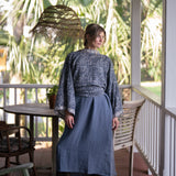 Garden Indigo Cardigan