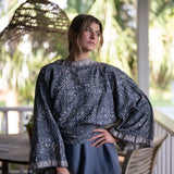 Garden Indigo Cardigan