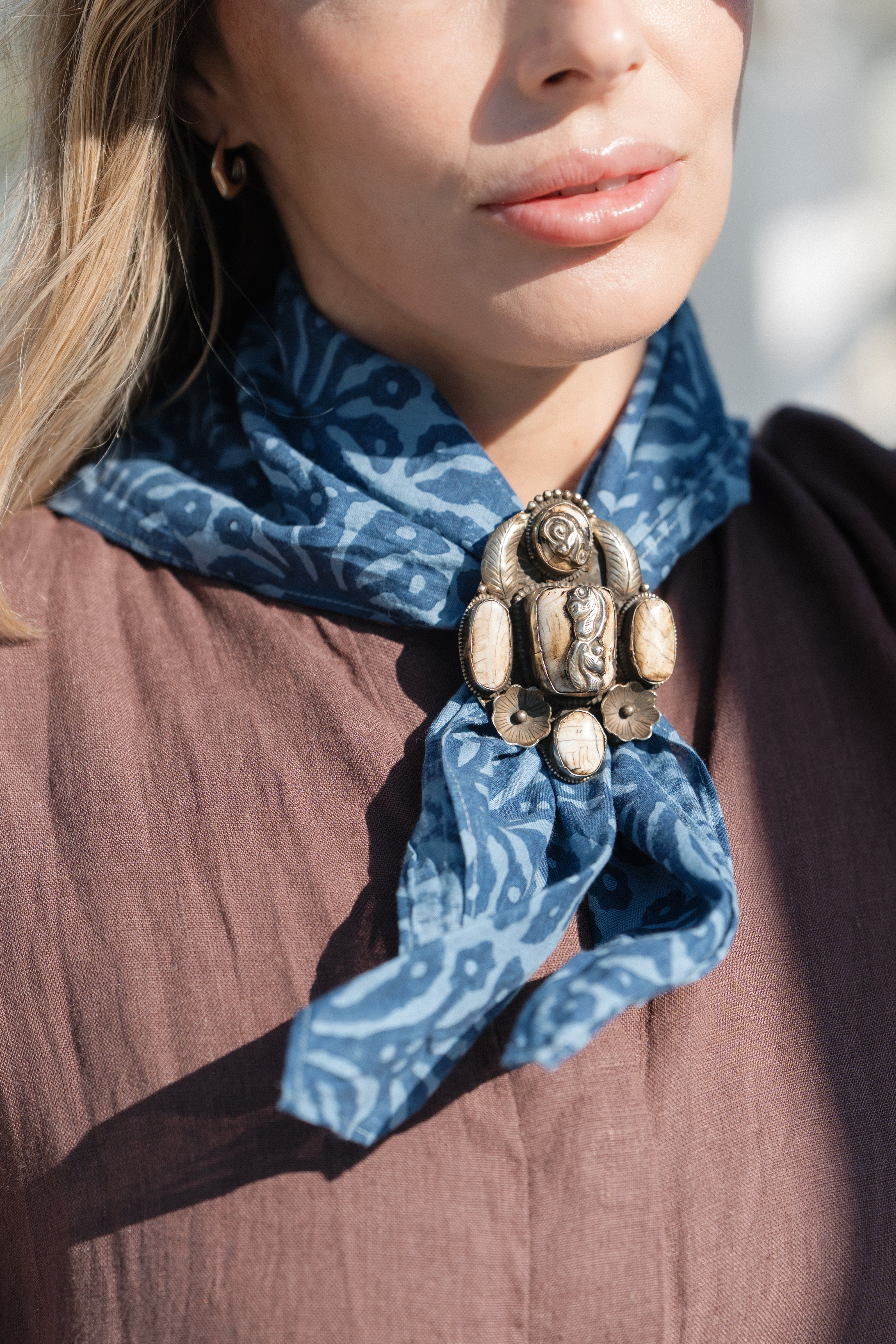 Indigo Vine Bandana
