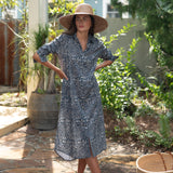 Keepsake Shirt Dress - Garden Indigo