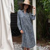 Keepsake Shirt Dress - Garden Indigo