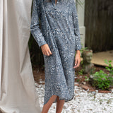 Keepsake Shirt Dress - Garden Indigo